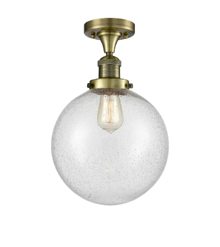 Low - Bay Industrial Lighting Fixtures for Small FactoriesFranklin Restoration One Light Semi-Flush Mount