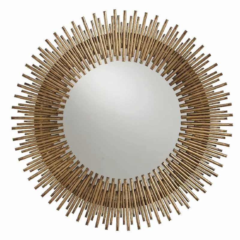 Track lighting with clear glass shadesPrescott Round Mirror