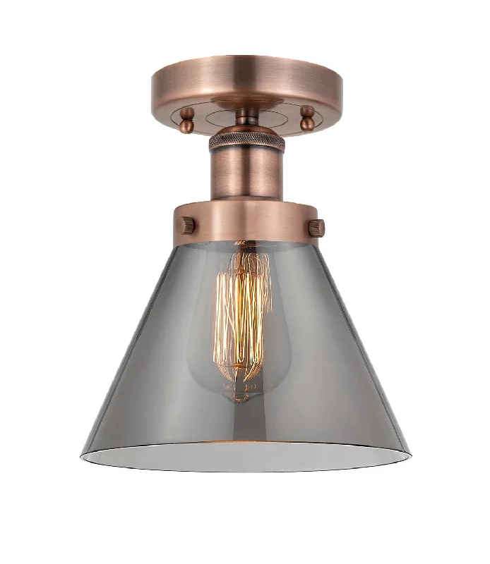 Dust - Resistant Industrial Lighting for Dirty WorkspacesEdison One Light Semi-Flush Mount Dust - Resistant Industrial Lighting for Dirty WorkspacesEdison One Light Semi-Flush Mount