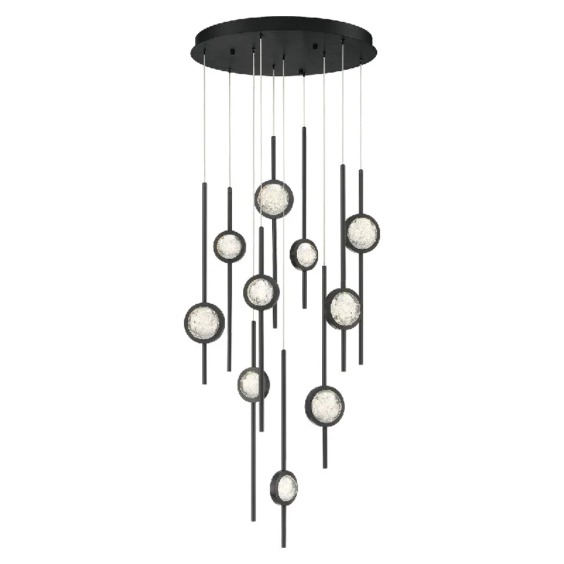 Track lighting with a sleek profileEurofase 39464-019 BARLETTA 24" Round 10 Light LED Chandelier BLACK Track lighting with a sleek profileEurofase 39464-019 BARLETTA 24" Round 10 Light LED Chandelier BLACK