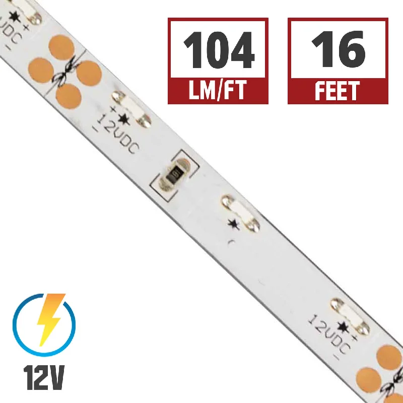 Durable Industrial Lighting for Harsh EnvironmentsLTR-S Spec Side-View LED Strip Light, 16ft Reel, 2700K, 104 Lumens per Ft, 12V Durable Industrial Lighting for Harsh EnvironmentsLTR-S Spec Side-View LED Strip Light, 16ft Reel, 2700K, 104 Lumens per Ft, 12V