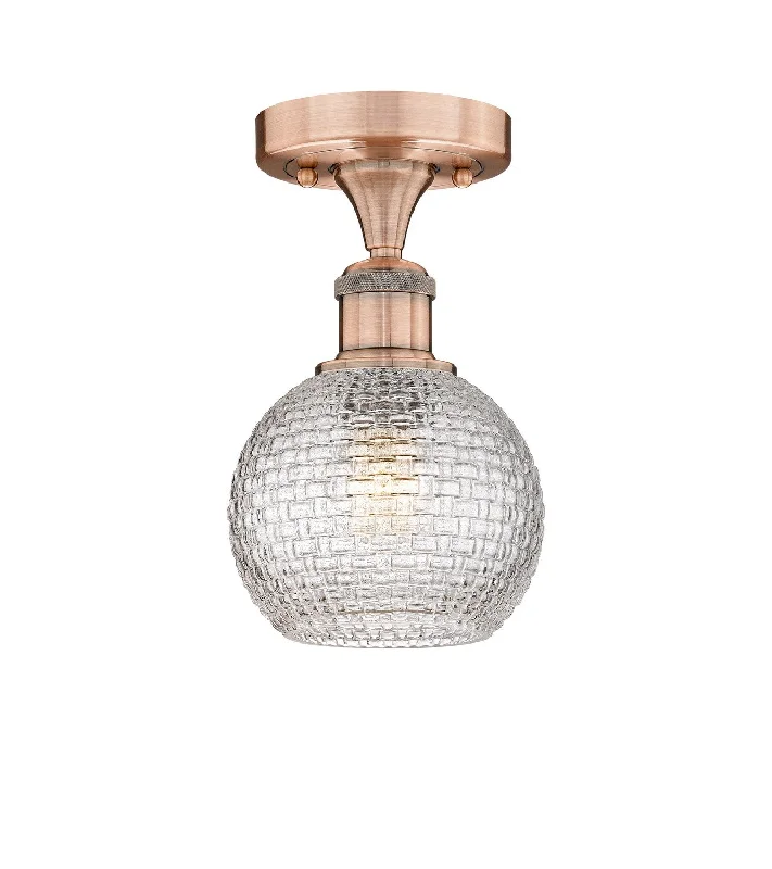 Dust - Resistant Industrial Lighting for Dirty WorkspacesEdison One Light Semi-Flush Mount Dust - Resistant Industrial Lighting for Dirty WorkspacesEdison One Light Semi-Flush Mount