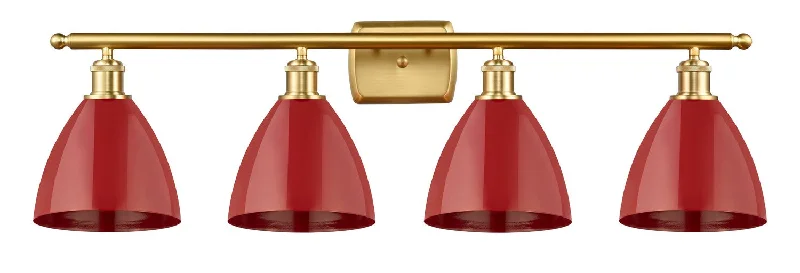 Industrial Lighting with High CRI (Color Rendering Index) for True Color PerceptionBallston Four Light Bath Vanity Industrial Lighting with High CRI (Color Rendering Index) for True Color PerceptionBallston Four Light Bath Vanity