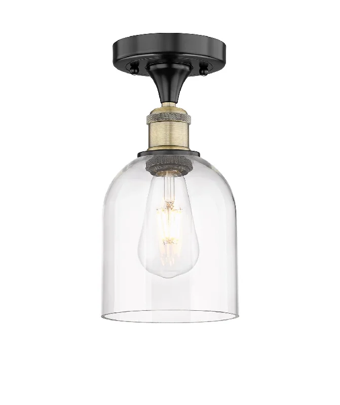 Waterproof Industrial Lighting for Wet AreasEdison One Light Semi-Flush Mount