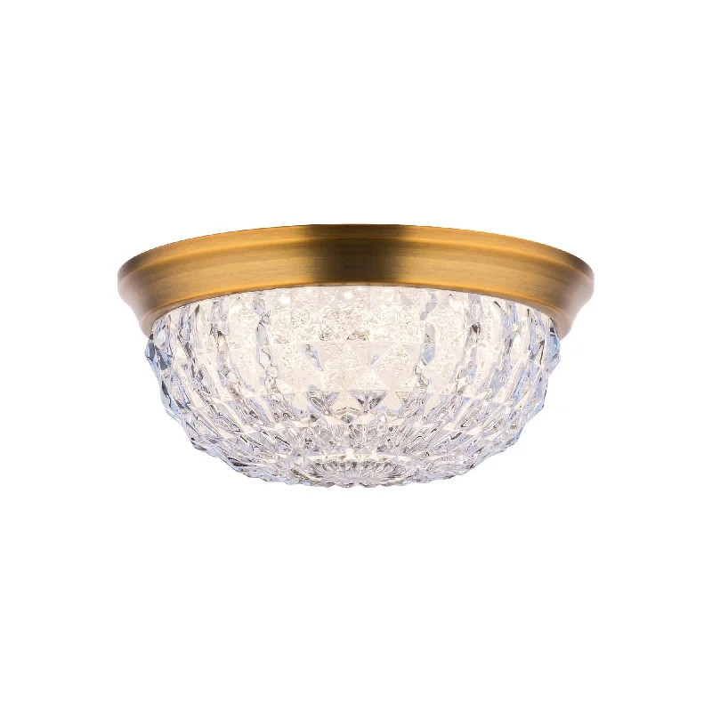 Track lighting with a minimalist track designGenoa 9" Round LED Flush Mount