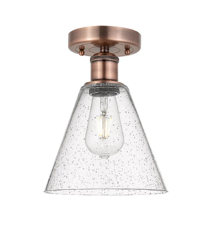 Energy - Efficient Industrial Lighting for Cost - SavingsEdison One Light Semi-Flush Mount Energy - Efficient Industrial Lighting for Cost - SavingsEdison One Light Semi-Flush Mount