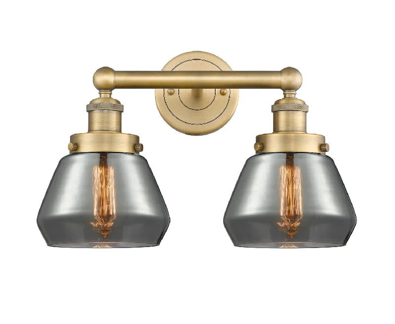 Industrial Lighting for Woodworking FactoriesEdison Two Light Bath Vanity