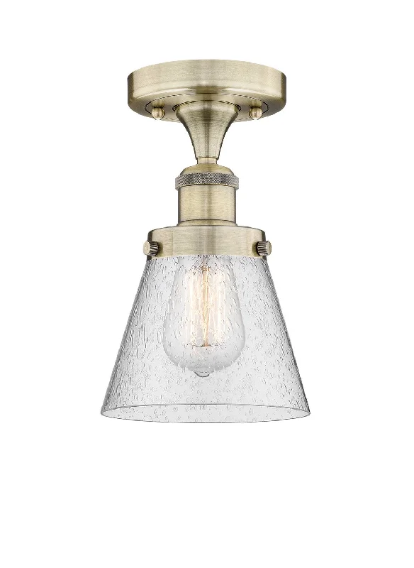 Industrial Lighting with High CRI (Color Rendering Index) for True Color PerceptionEdison One Light Semi-Flush Mount Industrial Lighting with High CRI (Color Rendering Index) for True Color PerceptionEdison One Light Semi-Flush Mount