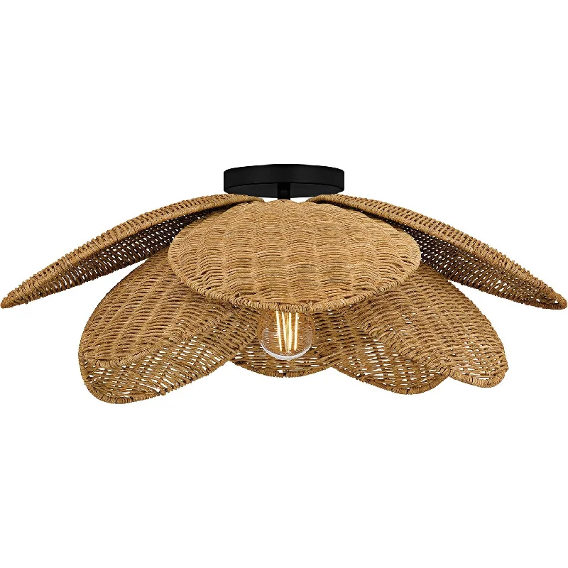 Waterproof Industrial Lighting for Wet AreasWilla One Light Semi-Flush Mount