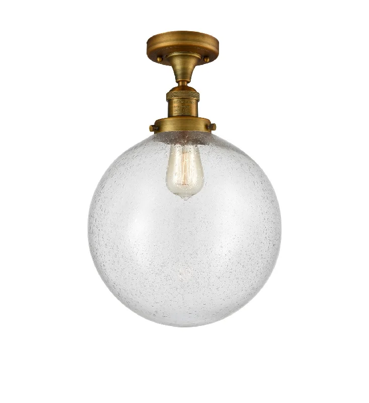 Industrial Pendant Lighting for Machine ShopsFranklin Restoration One Light Semi-Flush Mount Industrial Pendant Lighting for Machine ShopsFranklin Restoration One Light Semi-Flush Mount