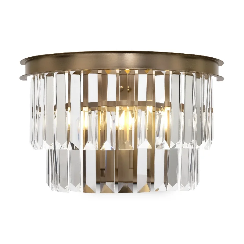 Track lighting for retail window displaysRevero Wall Lamp - Polished Chrome/Brass