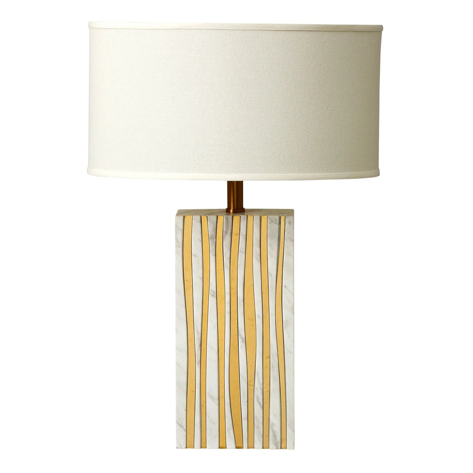 Track lighting for replacing old fluorescent fixturesDraper Lamp - Smooth Marble & Brass Finish Track lighting for replacing old fluorescent fixturesDraper Lamp - Smooth Marble & Brass Finish