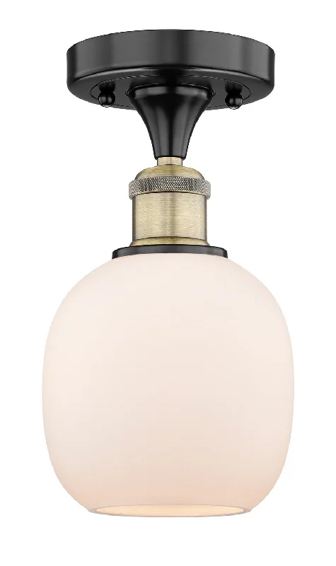 Industrial Lighting for Textile MillsEdison One Light Flush Mount