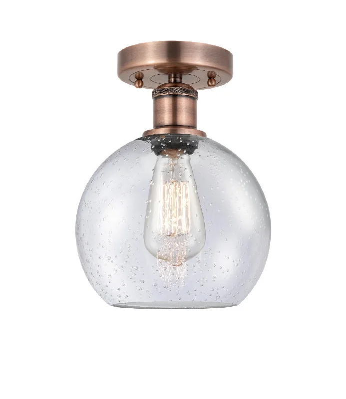 Energy - Efficient Industrial Lighting for Cost - SavingsEdison One Light Semi-Flush Mount Energy - Efficient Industrial Lighting for Cost - SavingsEdison One Light Semi-Flush Mount