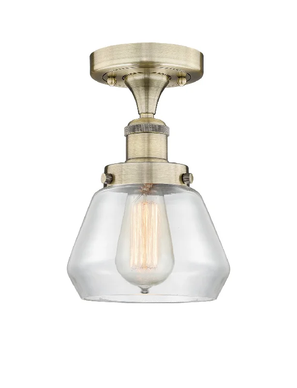 Industrial Lighting for Printing Press FacilitiesEdison One Light Semi-Flush Mount