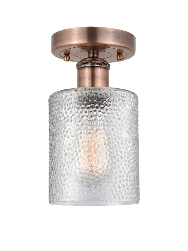 Industrial Lighting for Woodworking FactoriesEdison One Light Semi-Flush Mount