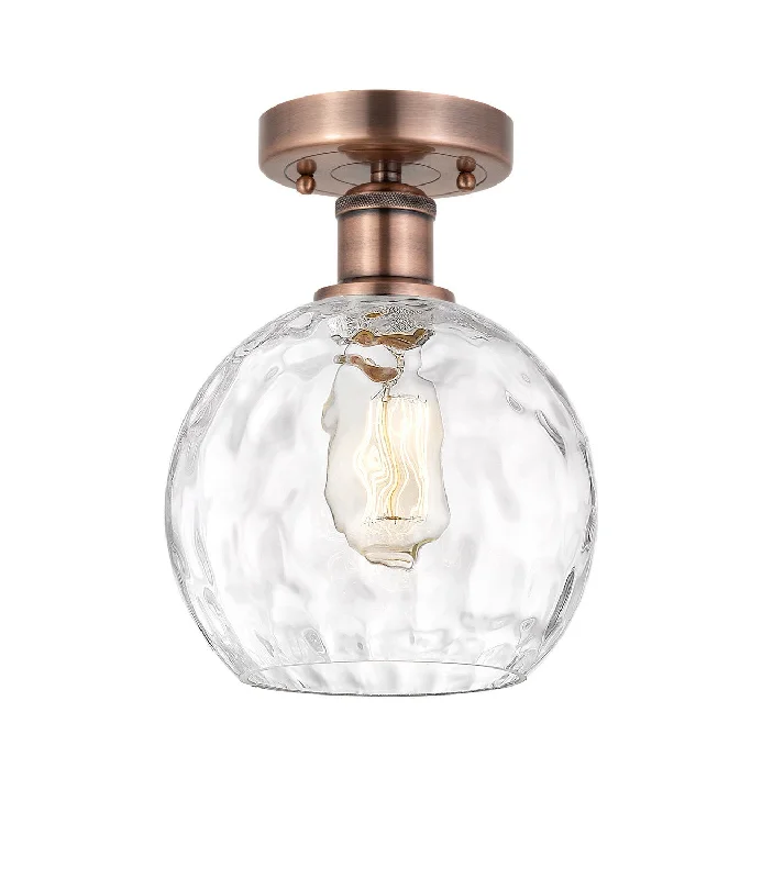 Industrial Lighting for Food Processing FactoriesEdison One Light Semi-Flush Mount