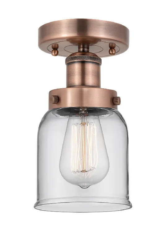 Industrial Lighting for Metal Fabrication ShopsEdison One Light Semi-Flush Mount