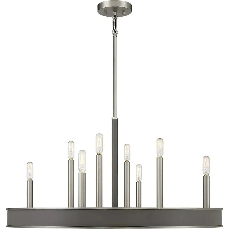 Track lighting for creating a moody atmosphereChaucer Chandelier