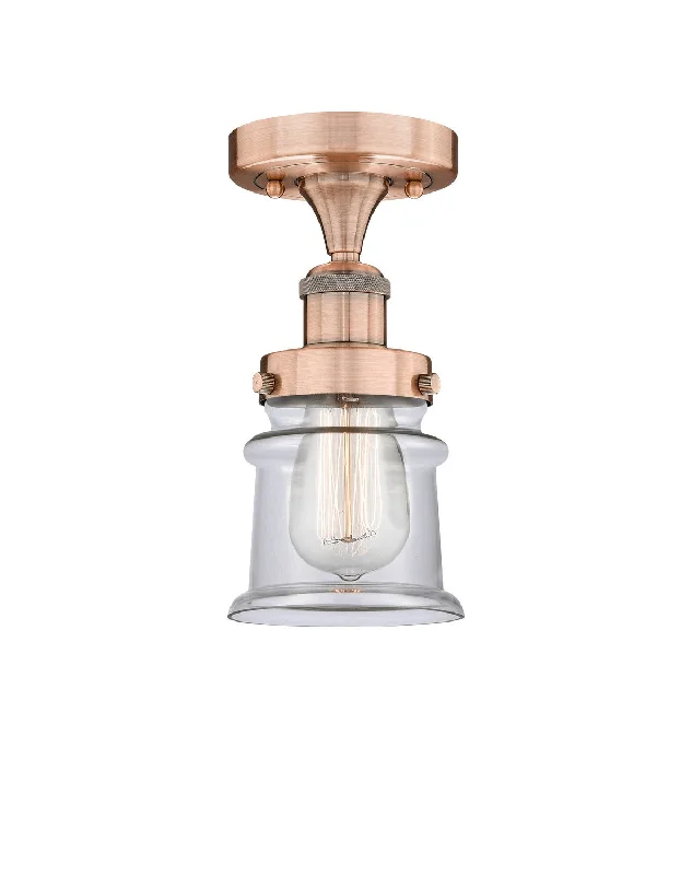 Low - Bay Industrial Lighting Fixtures for Small FactoriesEdison One Light Semi-Flush Mount Low - Bay Industrial Lighting Fixtures for Small FactoriesEdison One Light Semi-Flush Mount