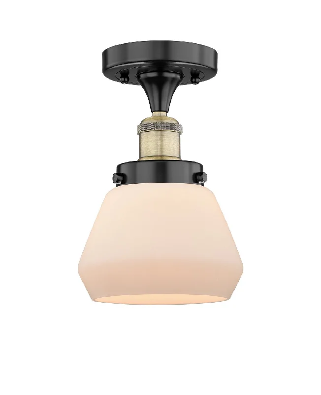 Industrial Lighting for Automotive Manufacturing PlantsEdison One Light Semi-Flush Mount Industrial Lighting for Automotive Manufacturing PlantsEdison One Light Semi-Flush Mount