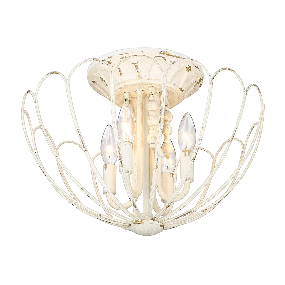 Track lighting for illuminating dining tablesGolden Lighting 7862-SF VPW Marguerite Parisian White Beaded Semi-Flush Light Track lighting for illuminating dining tablesGolden Lighting 7862-SF VPW Marguerite Parisian White Beaded Semi-Flush Light