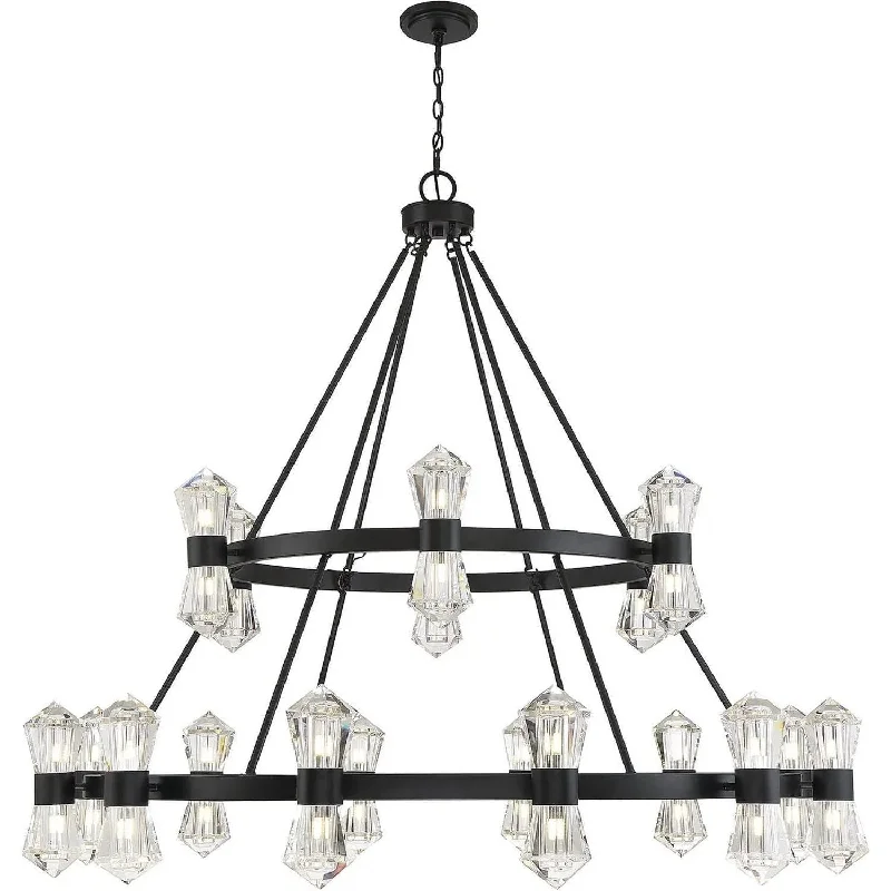 Track lighting with integrated LED driversDryden Chandelier