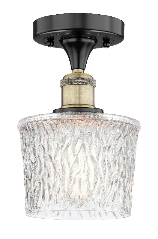 Industrial Flood Lighting for Outdoor Loading DocksEdison One Light Semi-Flush Mount Industrial Flood Lighting for Outdoor Loading DocksEdison One Light Semi-Flush Mount