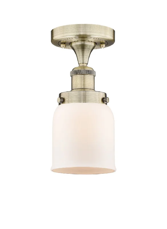 Industrial Ceiling - Mounted Lighting for Assembly PlantsEdison One Light Semi-Flush Mount Industrial Ceiling - Mounted Lighting for Assembly PlantsEdison One Light Semi-Flush Mount