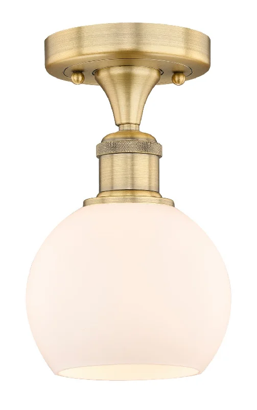 Dimmable Industrial Lighting for Ambiance ControlEdison One Light Semi-Flush Mount Dimmable Industrial Lighting for Ambiance ControlEdison One Light Semi-Flush Mount