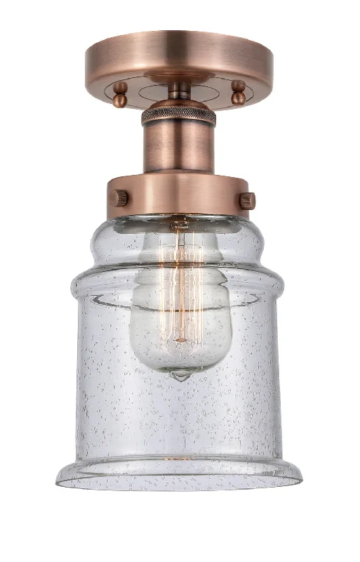 Adjustable Industrial Lighting for Flexible IlluminationEdison One Light Semi-Flush Mount