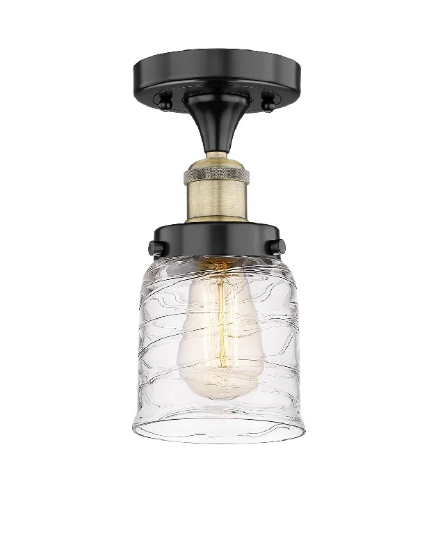Industrial Lighting with High CRI (Color Rendering Index) for True Color PerceptionEdison One Light Semi-Flush Mount Industrial Lighting with High CRI (Color Rendering Index) for True Color PerceptionEdison One Light Semi-Flush Mount