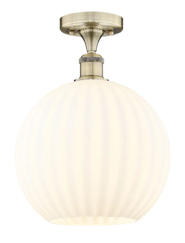 Industrial Task Lighting for Precision WorkstationsEdison LED Semi-Flush Mount