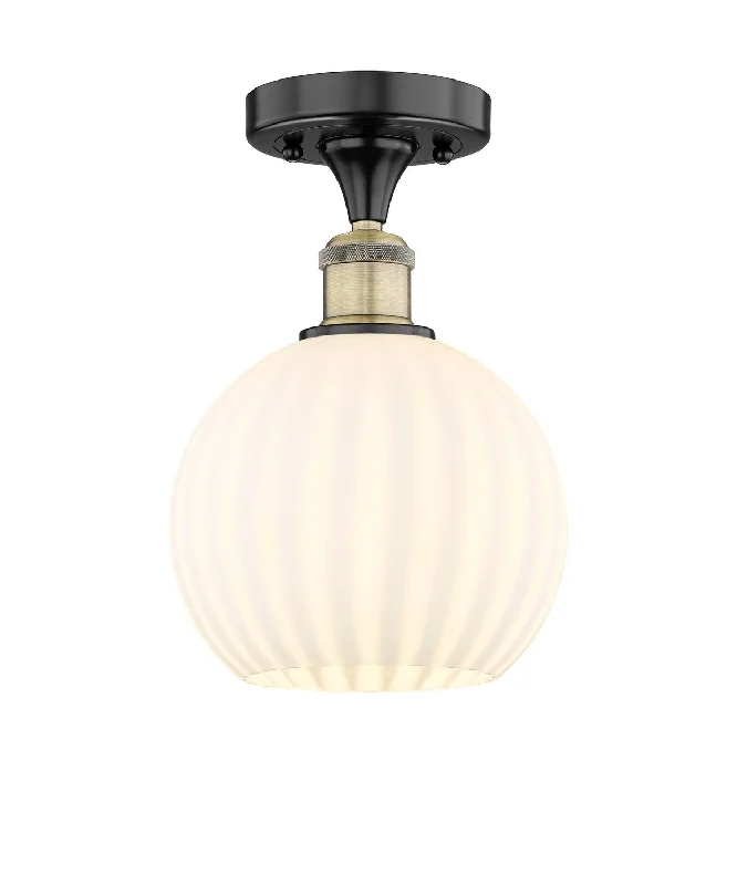 Industrial Lighting for Textile MillsEdison LED Semi-Flush Mount
