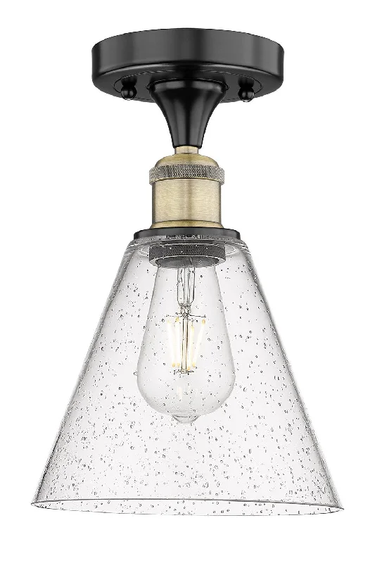 Industrial Lighting for Woodworking FactoriesEdison One Light Semi-Flush Mount