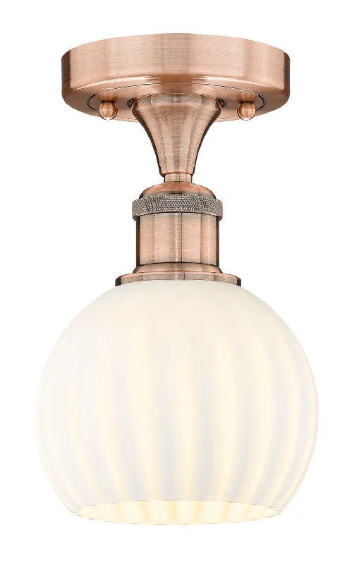 Industrial Emergency Lighting for Safety in FactoriesEdison LED Semi-Flush Mount
