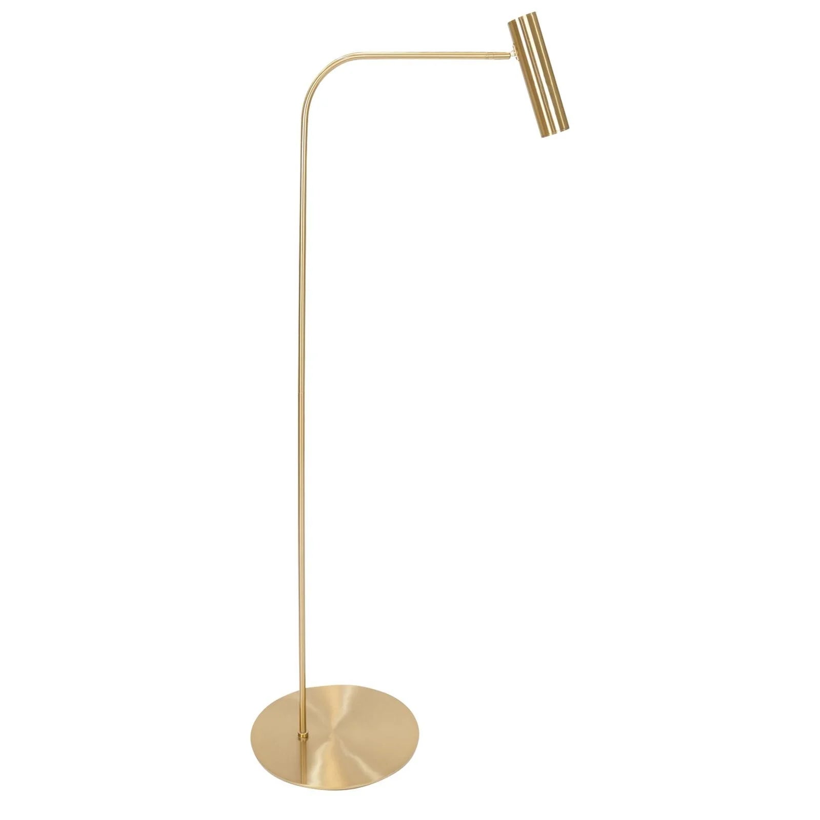 Track lighting with a sleek profileCalder Floor Lamp - Smooth Gold Finish