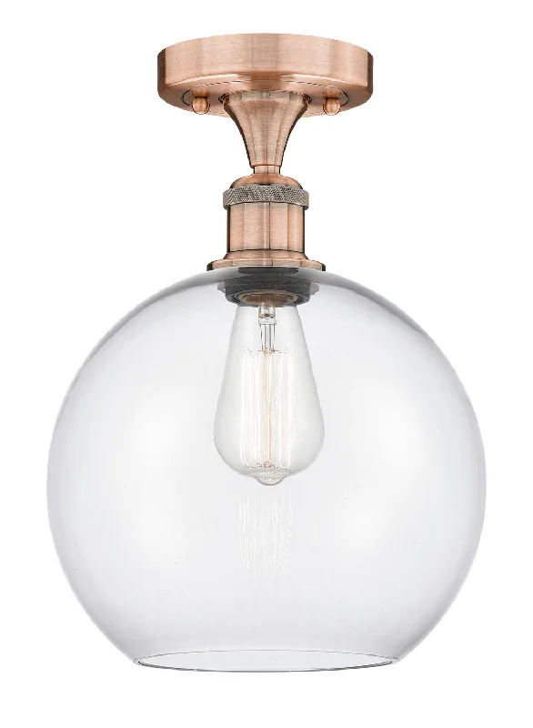 Industrial Area Lighting for Large Open SpacesEdison One Light Semi-Flush Mount