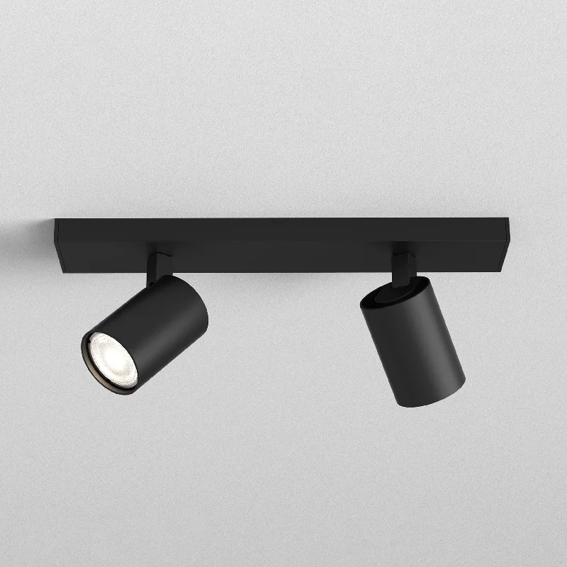 Track lighting with swivel heads for precise aimingAstro Ascoli Twin | Spotlight