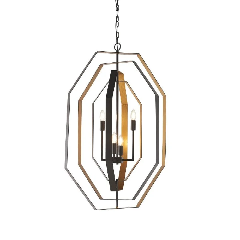 Dimmable track lighting for home officesSpencer 4Lt Aged Bronze Pendant