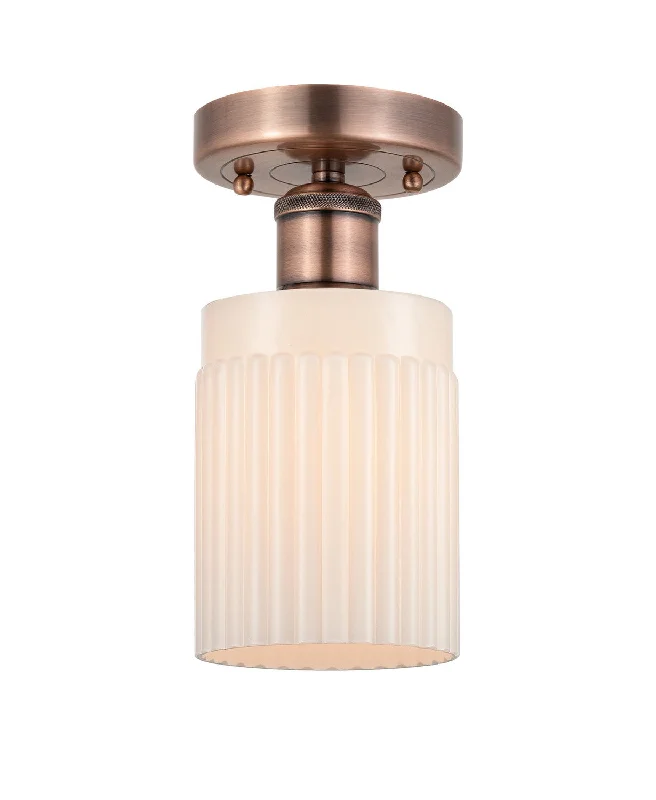 Industrial Ceiling - Mounted Lighting for Assembly PlantsEdison One Light Semi-Flush Mount Industrial Ceiling - Mounted Lighting for Assembly PlantsEdison One Light Semi-Flush Mount
