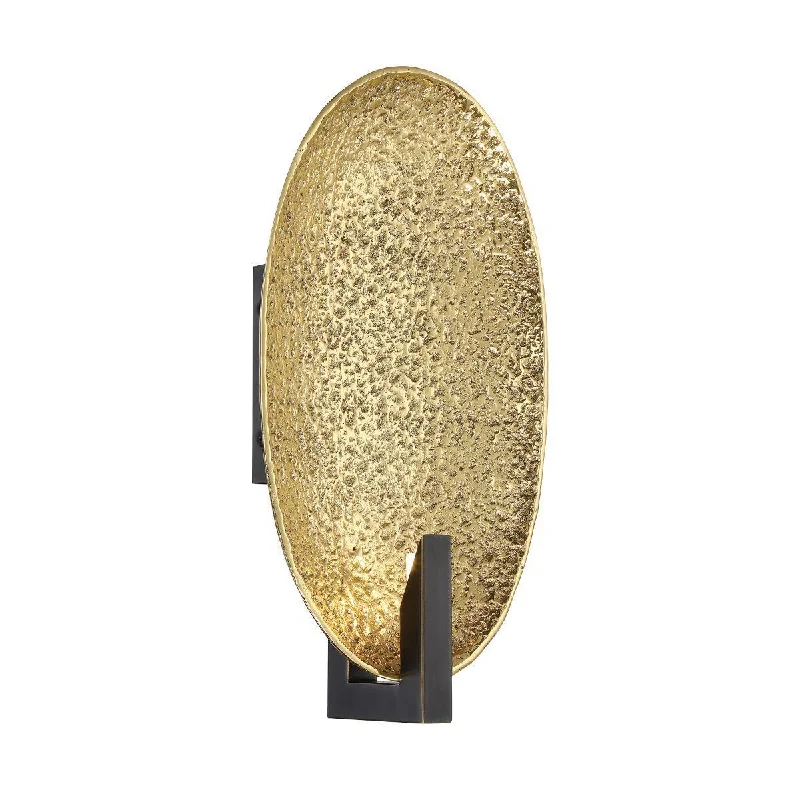 Industrial Lighting for Chemical PlantsDaric 15 in. LED Wall Light Polished Brass & Bronze finish Industrial Lighting for Chemical PlantsDaric 15 in. LED Wall Light Polished Brass & Bronze finish