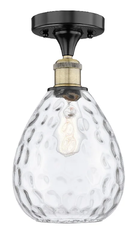 Industrial Lighting for Woodworking FactoriesEdison One Light Semi-Flush Mount