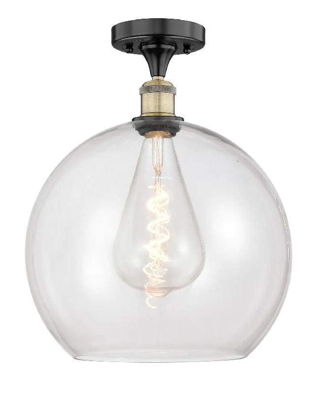 Dust - Resistant Industrial Lighting for Dirty WorkspacesEdison One Light Semi-Flush Mount Dust - Resistant Industrial Lighting for Dirty WorkspacesEdison One Light Semi-Flush Mount