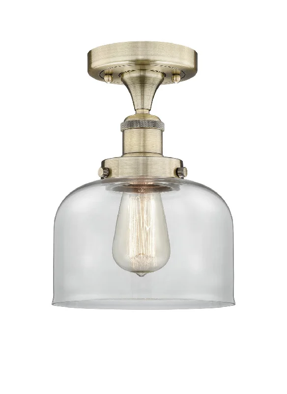 Industrial Lighting for Furniture FactoriesEdison One Light Semi-Flush Mount