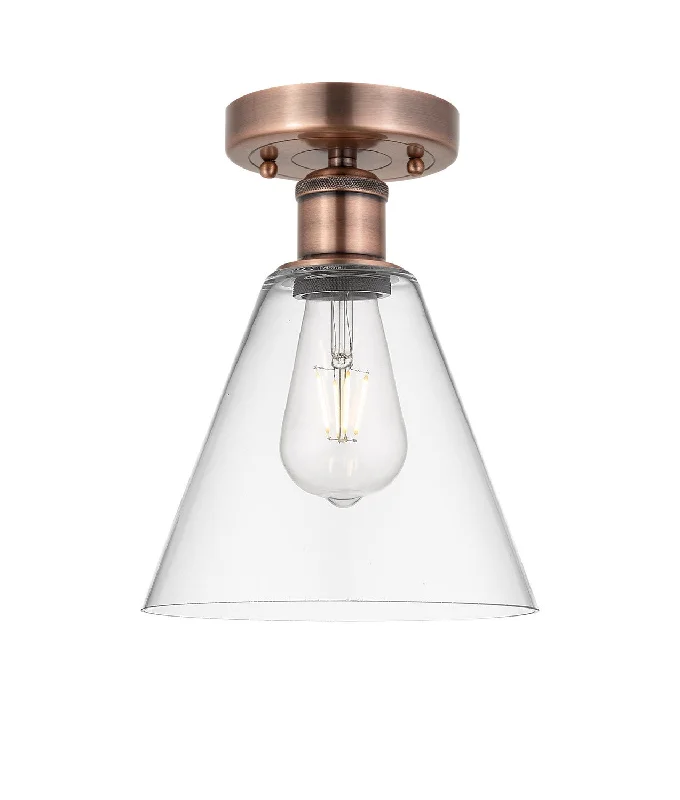 Industrial Lighting for Electronics ManufacturingEdison One Light Semi-Flush Mount Industrial Lighting for Electronics ManufacturingEdison One Light Semi-Flush Mount