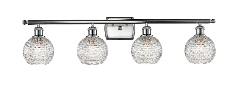 Industrial Pendant Lighting for Machine ShopsBallston Four Light Bath Vanity