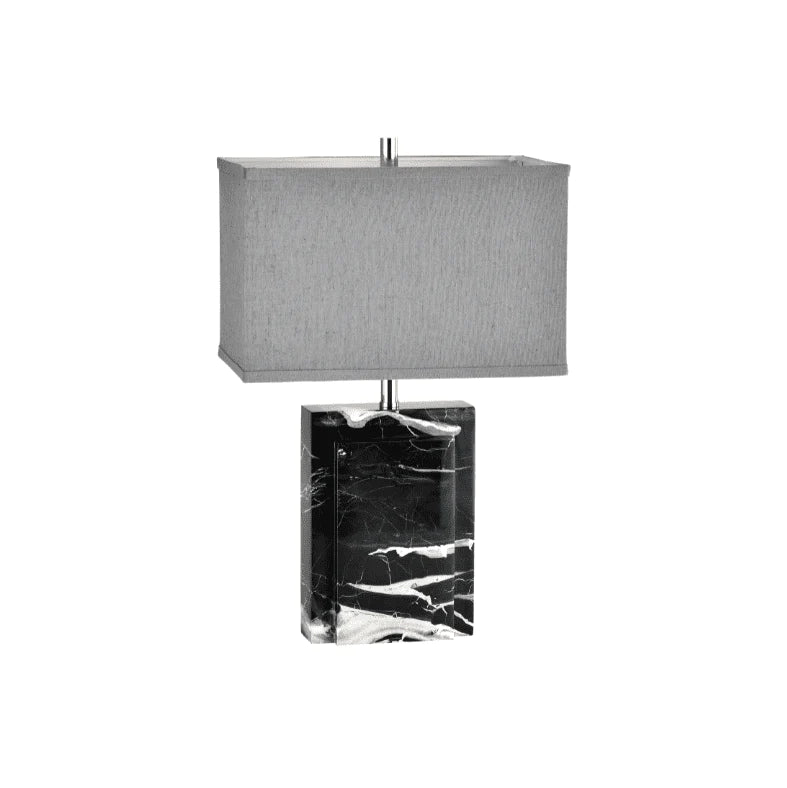 Track lighting for adding a touch of eleganceAzari Table Lamp - Marble & Charcoal Finish
