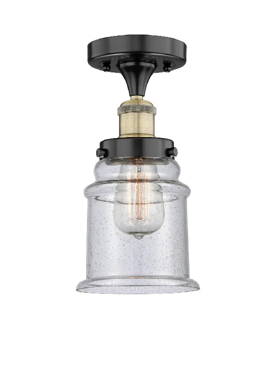 Industrial Lighting for Chemical PlantsEdison One Light Semi-Flush Mount