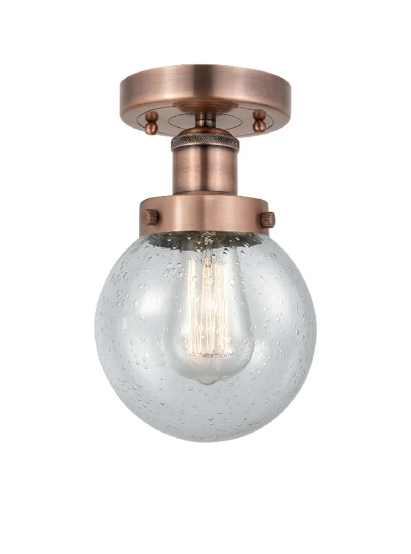 Industrial Area Lighting for Large Open SpacesEdison One Light Semi-Flush Mount